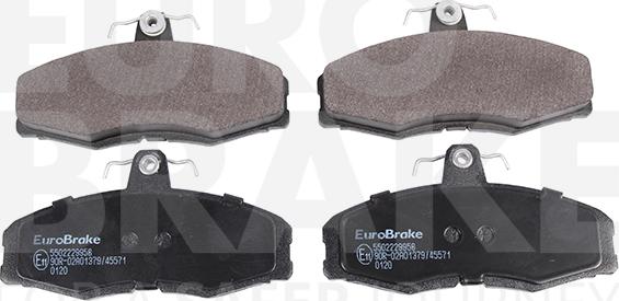 Eurobrake 5502229958 - Set placute frana,frana disc aaoparts.ro