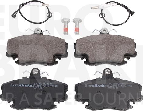 Eurobrake 5502229957 - Set placute frana,frana disc aaoparts.ro