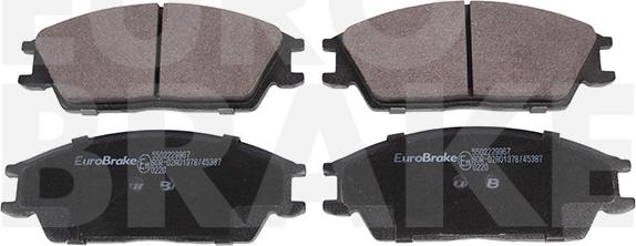 Eurobrake 5502229967 - Set placute frana,frana disc aaoparts.ro