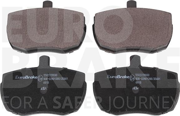 Eurobrake 5502229930 - Set placute frana,frana disc aaoparts.ro