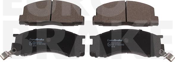 Eurobrake 5502224522 - Set placute frana,frana disc aaoparts.ro