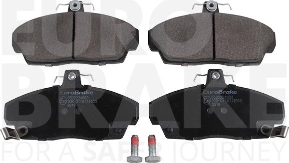 Eurobrake 5502224009 - Set placute frana,frana disc aaoparts.ro