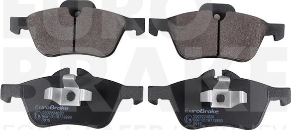 Eurobrake 5502224020 - Set placute frana,frana disc aaoparts.ro