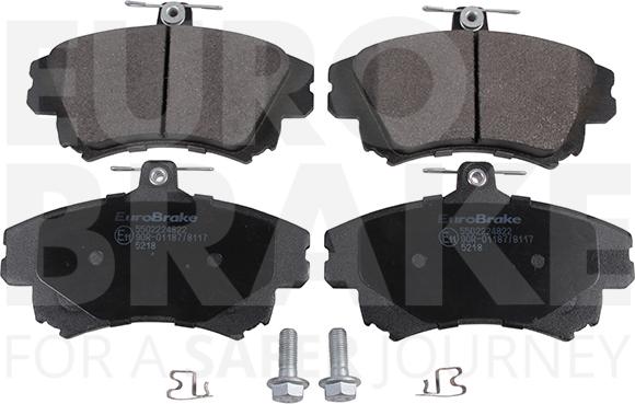 Eurobrake 5502224822 - Set placute frana,frana disc aaoparts.ro