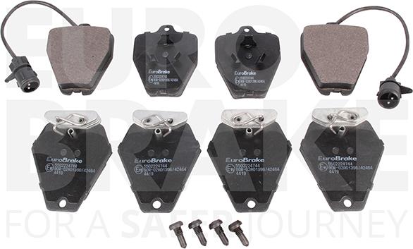 Eurobrake 5502224744 - Set placute frana,frana disc aaoparts.ro