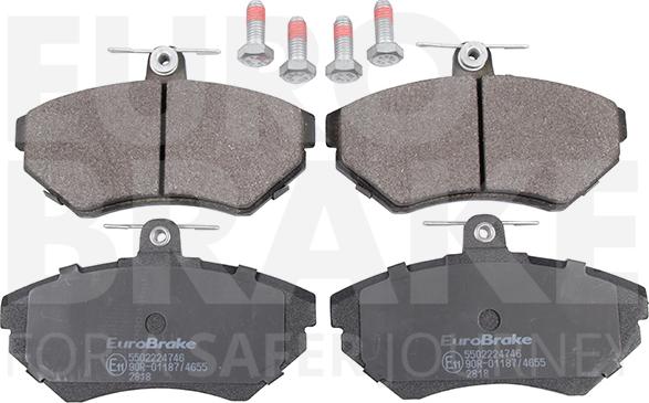 Eurobrake 5502224746 - Set placute frana,frana disc aaoparts.ro