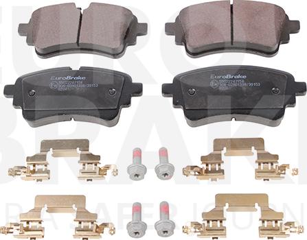 Eurobrake 55022247158 - Set placute frana,frana disc aaoparts.ro