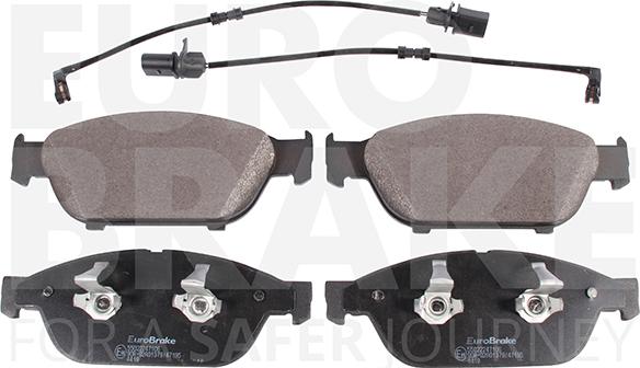 Eurobrake 55022247106 - Set placute frana,frana disc aaoparts.ro