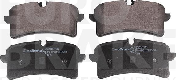 Eurobrake 55022247135 - Set placute frana,frana disc aaoparts.ro