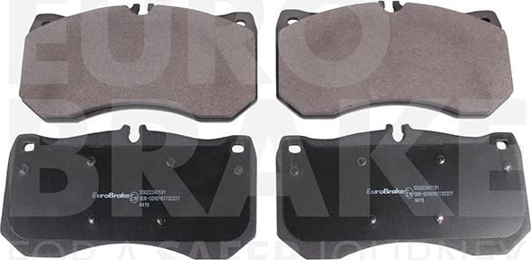 Eurobrake 55022247131 - Set placute frana,frana disc aaoparts.ro