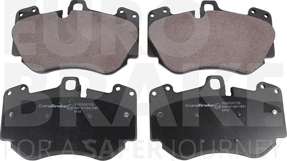 Eurobrake 55022247126 - Set placute frana,frana disc aaoparts.ro