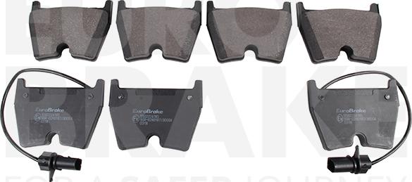 Eurobrake 5502224785 - Set placute frana,frana disc aaoparts.ro