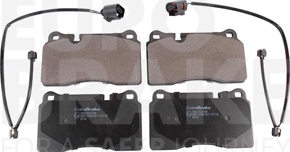 Eurobrake 5502224788 - Set placute frana,frana disc aaoparts.ro