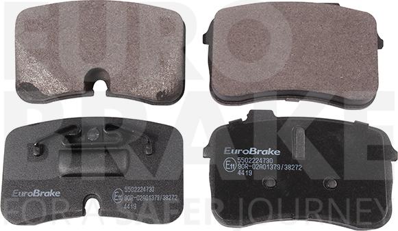 Eurobrake 5502224730 - Set placute frana,frana disc aaoparts.ro