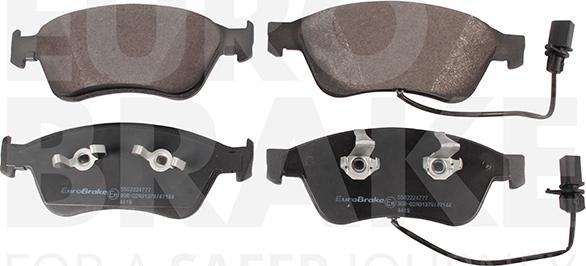 Eurobrake 5502224777 - Set placute frana,frana disc aaoparts.ro