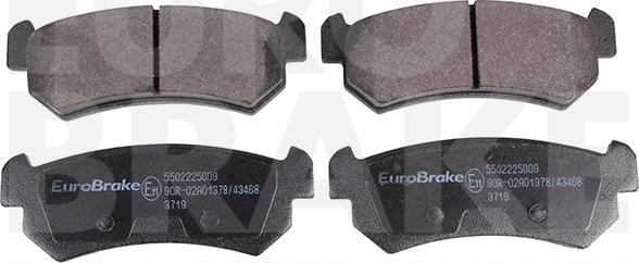 Eurobrake 5502225009 - Set placute frana,frana disc aaoparts.ro