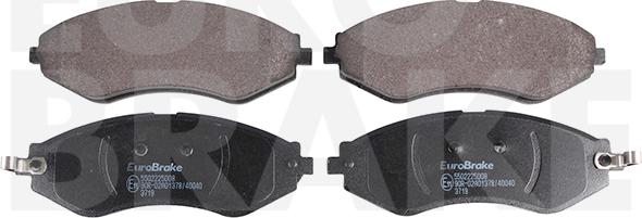 Eurobrake 5502225008 - Set placute frana,frana disc aaoparts.ro