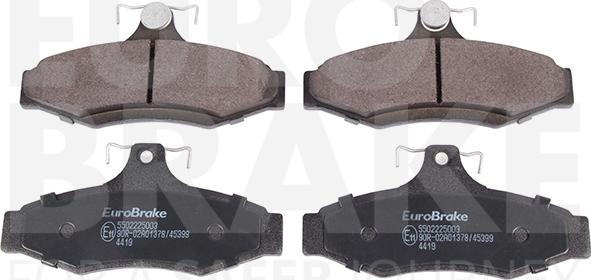 Eurobrake 5502225003 - Set placute frana,frana disc aaoparts.ro