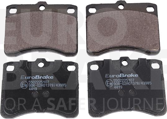 Eurobrake 5502225107 - Set placute frana,frana disc aaoparts.ro