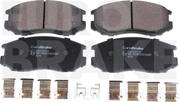 Eurobrake 5502225111 - Set placute frana,frana disc aaoparts.ro