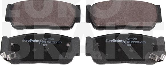 Eurobrake 5502225705 - Set placute frana,frana disc aaoparts.ro