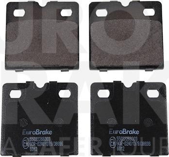 Eurobrake 55022266003 - Set placute frana,frana disc aaoparts.ro