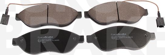 Eurobrake 5502221959 - Set placute frana,frana disc aaoparts.ro