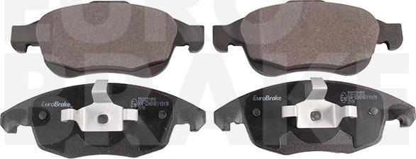 Eurobrake 5502221955 - Set placute frana,frana disc aaoparts.ro