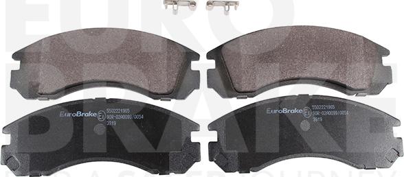 Eurobrake 5502221965 - Set placute frana,frana disc aaoparts.ro