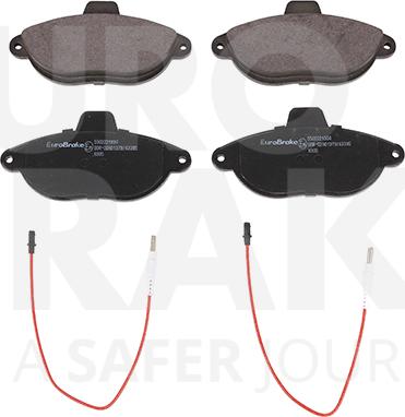Eurobrake 5502221934 - Set placute frana,frana disc aaoparts.ro