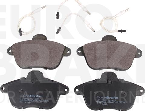 Eurobrake 5502221933 - Set placute frana,frana disc aaoparts.ro