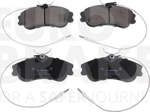 Eurobrake 5502221937 - Set placute frana,frana disc aaoparts.ro
