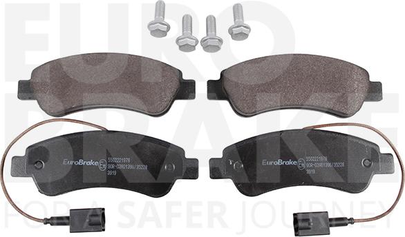 Eurobrake 5502221978 - Set placute frana,frana disc aaoparts.ro