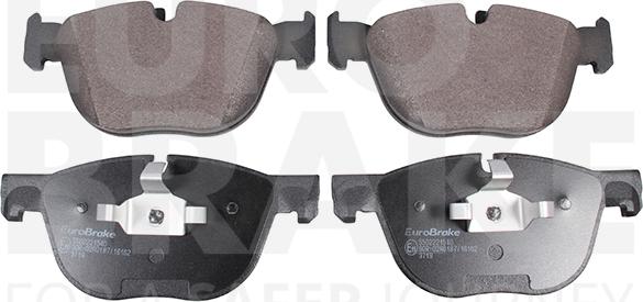 Eurobrake 5502221540 - Set placute frana,frana disc aaoparts.ro