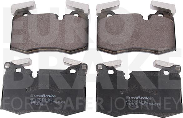 Eurobrake 5502221569 - Set placute frana,frana disc aaoparts.ro