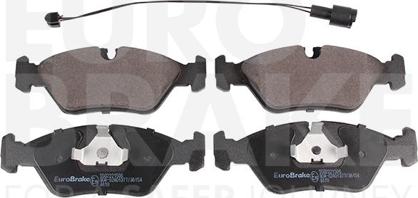 Eurobrake 5502221506 - Set placute frana,frana disc aaoparts.ro