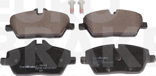 Eurobrake 5502221571 - Set placute frana,frana disc aaoparts.ro