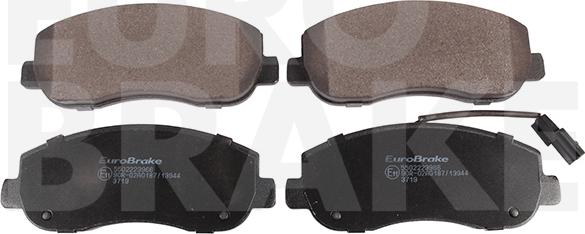 Eurobrake 5502223966 - Set placute frana,frana disc aaoparts.ro