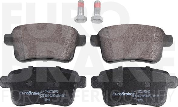 Eurobrake 5502223960 - Set placute frana,frana disc aaoparts.ro