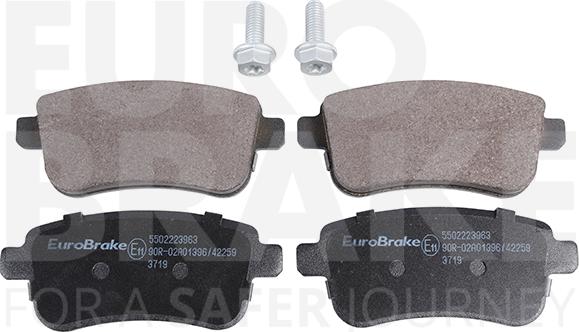 Eurobrake 5502223963 - Set placute frana,frana disc aaoparts.ro
