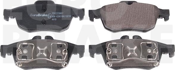 Eurobrake 5502223967 - Set placute frana,frana disc aaoparts.ro