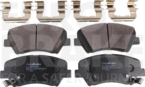 Eurobrake 5502223443 - Set placute frana,frana disc aaoparts.ro