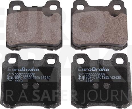 Eurobrake 5502223608 - Set placute frana,frana disc aaoparts.ro