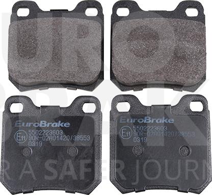 Eurobrake 5502223603 - Set placute frana,frana disc aaoparts.ro