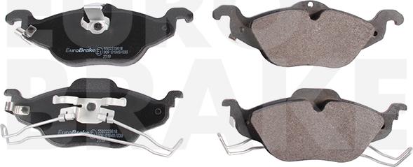 Eurobrake 5502223618 - Set placute frana,frana disc aaoparts.ro