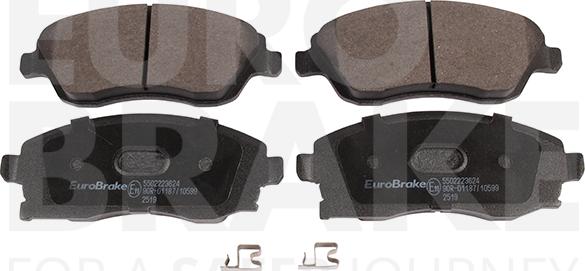 Eurobrake 5502223624 - Set placute frana,frana disc aaoparts.ro