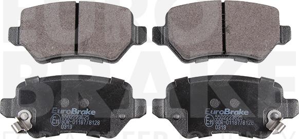 Eurobrake 5502223625 - Set placute frana,frana disc aaoparts.ro