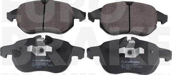 Eurobrake 5502223628 - Set placute frana,frana disc aaoparts.ro