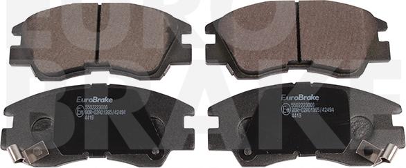 Eurobrake 5502223006 - Set placute frana,frana disc aaoparts.ro