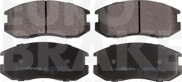 Eurobrake 5502223017 - Set placute frana,frana disc aaoparts.ro